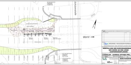 Werre Wasserverband: Herstellung der Durchwanderbarkeit der Werre am HRB Löhne #3